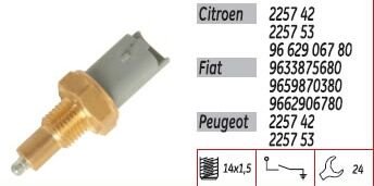 KLF 140071 GERİ VİTES MÜŞÜRÜ CITROEN PEUGEOT 2257 42