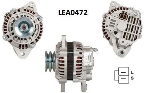 LEA0472  ALTERNATOR 14V/120A MITSUBISHI PAJER O CLASSIC3.2 DI/D 4WD ,PAJERO III 3.2 DI/D