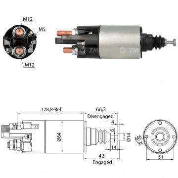 SDR 0842 MARŞ OTOMATİĞİ DELCO MERCEDES AXOR  zm 842