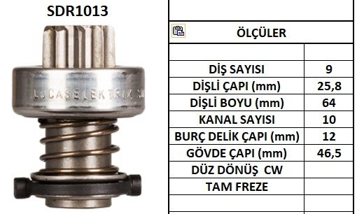 SDR1013  MARS DISLISI-9DIS  AUDI-OPEL ASTRA,V ECTRA,KADETT -VW PASSAT D/DT,SANTANA