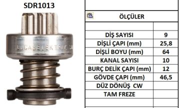 SDR1013  MARS DISLISI-9DIS  AUDI-OPEL ASTRA,V ECTRA,KADETT -VW PASSAT D/DT,SANTANA