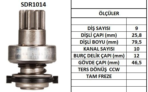 SDR1014  MARS DISLISI-9DIS  VW TRANSPORTER MI N.DIZEL
