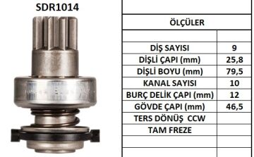 SDR1014  MARS DISLISI-9DIS  VW TRANSPORTER MI N.DIZEL
