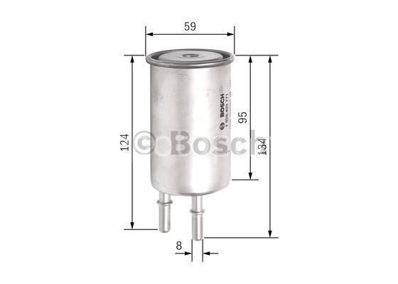 VOLVO XC60 2.0T FWD 08.2010 - 07.2011 BOSCH BENZİN FİLTRESİ