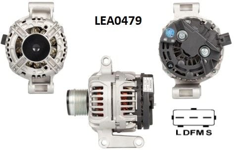 LEA0479  ALTERNATOR 14V/110A FORD TRANSIT (3  FISLI)