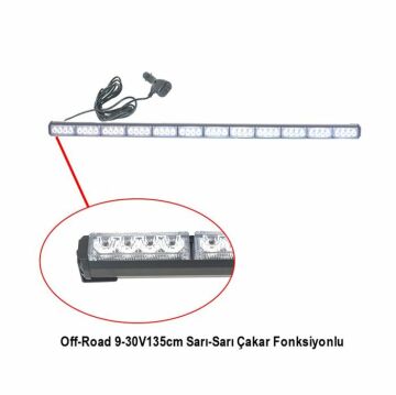4203279 CARUB OFF-ROAD 9-30V 135CM SARI   SARI ÇAKAR FONKSİYON