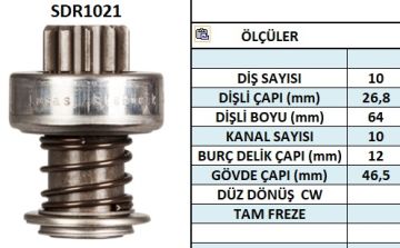 SDR1021  MARS DISLISI-10DIS MERCEDES BENZ-FOR D ESCORT,FIESTAGRANADA,ORION,SIERRA,TAUNUS 1.6,TRANSIT