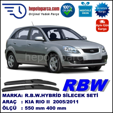 KIA RIO 2 HYBRID SİLECEK TAKIMI RBW ARACA ÖZEL (2005-2011)