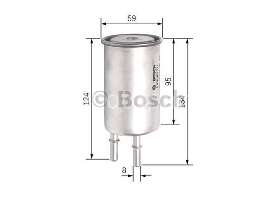 VOLVO S60 II T5 11.2010 - 07.2014 BOSCH BENZİN FİLTRESİ