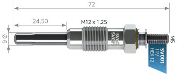 SVAC SV001  KIZDIRMA BUJİSİ  PEUGEOT PARTNER BOXER