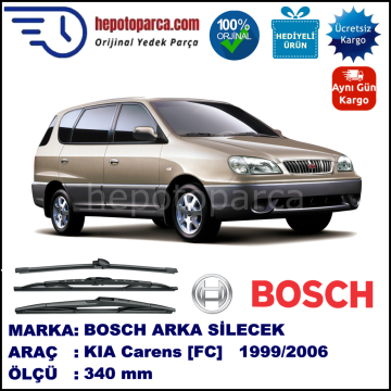 KIA Carens [FC] 340 mm 04.1999-12.2006 BOSCH Arka Silecek