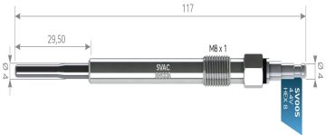 SVAC SV005 KIZDIRMA BUJİSİ AUDİ A3-A4-A6 2.0 TDI 4.4V