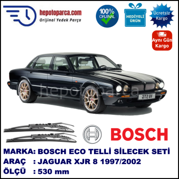 JAGUAR XJR 8  09.97-09.02 530 /  mm. BOSCH ECO Telli Silecek 2'li Takım