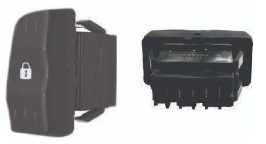 AN3004 ANAHTAR MERKEZ KILIT IC  DACIA LOGAN 2005