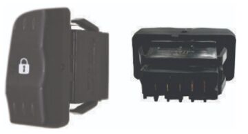 AN3004 ANAHTAR MERKEZ KILIT IC  DACIA LOGAN 2005