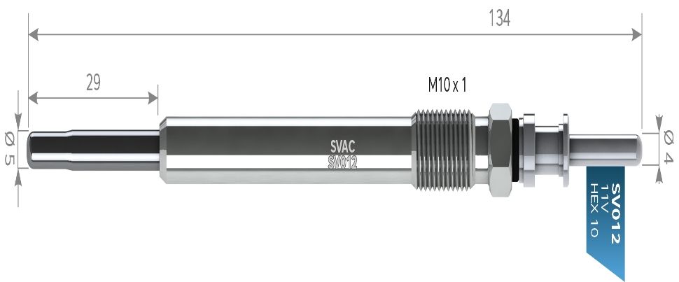 SVAC SV012 KIZDIRMA BUJİSİ  BMW 7.4OT-TD E38 11V