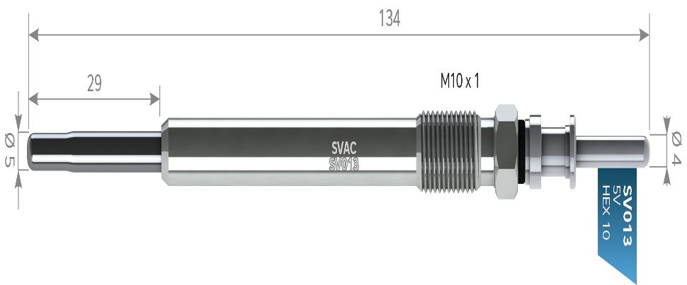 SVAC SV013 KIZDIRMA BUJİSİ  7.40-7.45D-E65-E669 5V BMW