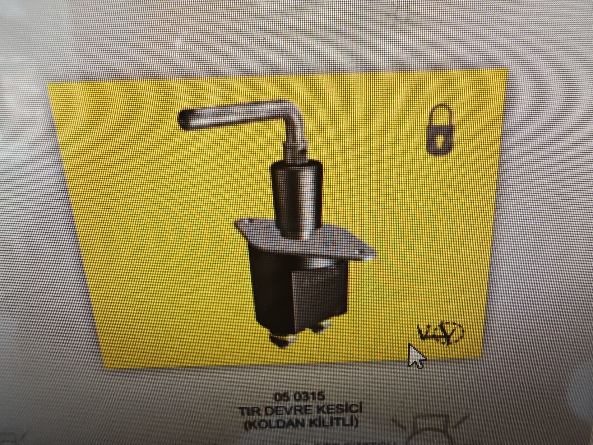 ENG 05 0315 ENG TIR DEVRE KESİCİ-KOLDAN KİLİTLİ