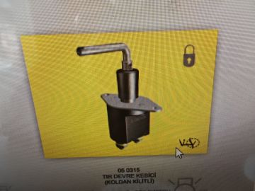 ENG 05 0315 ENG TIR DEVRE KESİCİ-KOLDAN KİLİTLİ