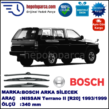 NISSAN Terrano II [R20] 340 mm 02.1993-10.1999 BOSCH Arka Silecek