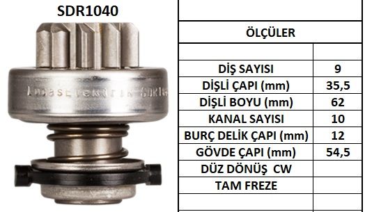 SDR1040  MARS DISLISI-9DIS  FIAT DUCATO-IVECO  DAILY Y.M.CITROEN JUMPER 2.8 TD - RENAULT