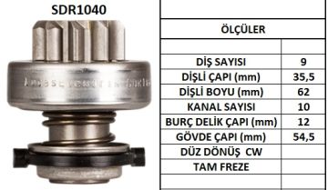 SDR1040  MARS DISLISI-9DIS  FIAT DUCATO-IVECO  DAILY Y.M.CITROEN JUMPER 2.8 TD - RENAULT