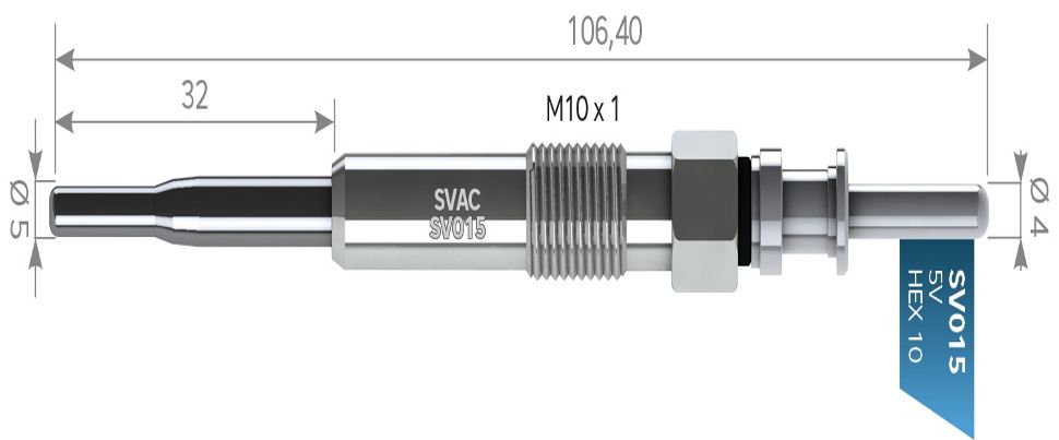 SVAC SV015 KIZDIRMA BUJİSİ  BMW 3.20-5.20-X5 D 5V