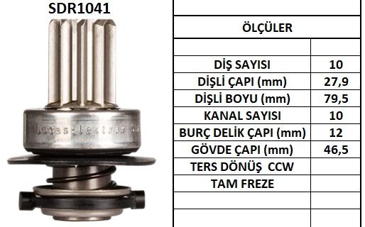 SDR1041  MARS DISLISI-10DIS  VW PASSAT 1.8,TR ANSPORTER 1.8,2.0 SIK FREZE