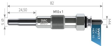 SVAC SV017 KIZDIRMA BUJİSİ  BMC T80