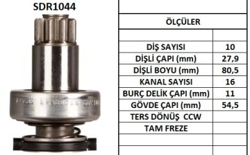 SDR1044  MARS DISLISI-10DIS  AUDI-FORD-SEAT I BIZA - SKODAOCTAVIA - VW VENTO,GOLF,POLO