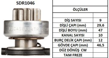 SDR1046  MARS DISLISI-9DIS  FIAT BRAVO 1.8,2. 00,MAREATOYOTA CARINA SIK FRZ. - NISSAN DATSUN