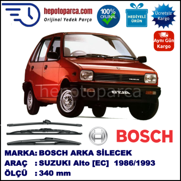 SUZUKI Alto [EC] 340 mm 01.1986-11.1993 BOSCH Arka Silecek