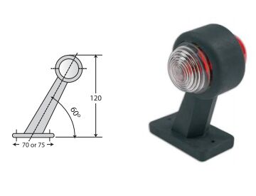 9500-M008Y00-A UÇ HAT İŞARET LAMBASI 60º AÇILI (KA