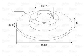 186593 FREN DİSKİ (ARKA) X2 OPEL ASTRA G 1.8 (98-00),2.0,2.0 D (98) 569109 9117772