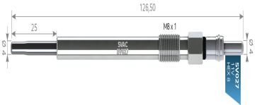 SVAC SV027 KIZDIRMA BUJİSİ  C5-C6-PEUGEOT 407-607