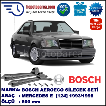 MERCEDES-BENZ Serie E (Coupé) [124] 07.1993-06.1998, 600 / - mm. BOSCH AEROECO Aparatlı Muz Silecek