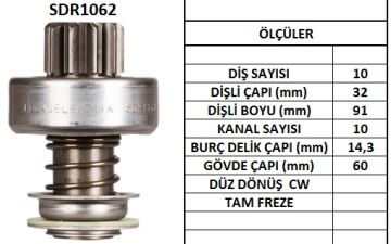 SDR1062  MARS DISLISI-10DIS  JOHN DEERE TRAKT OR
