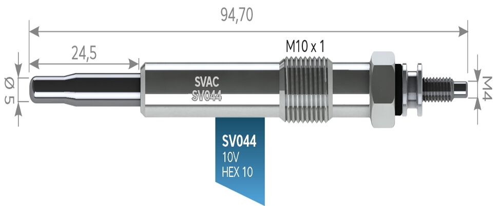SVAC SV044 KIZDIRMA BUJİSİ FİESTA-FOCUS-CONNECT 1.8 FORD