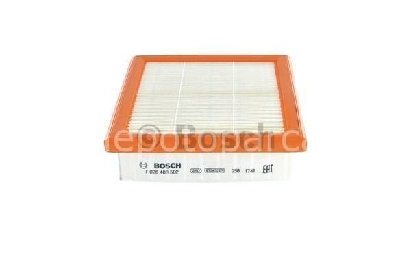 FIAT 500X 1.6 E-torQ 11.2014 - 01.2018 BOSCH HAVA FİLTRESİ