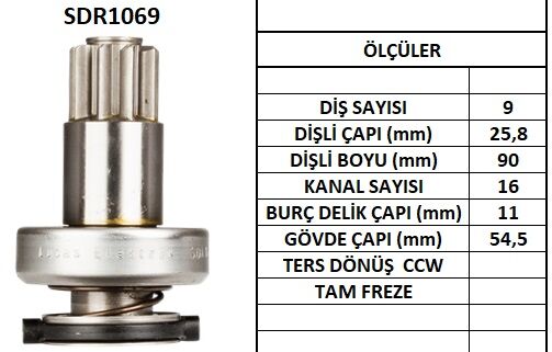 SDR1069  MARS DISLISI-9DIS  FORD GALAXY-SEAT  CORDOBA,IBIZAVW GOLF,PASSAT,POLO,VENTO