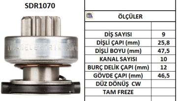 SDR1070  MARS DISLISI-9DIS  CITROEN-FIAT BRAV A,BRAVA,DUCATO,MERCEDES-OPEL ASTRA,CORSA,VECTRA-PEUGEOT