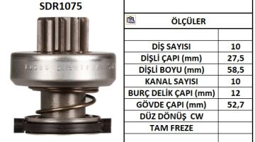 SDR1075  MARS DISLISI-10DIS  MERCEDES C SERIS I SIK FREZE