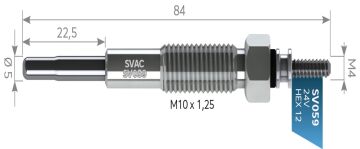 SVAC SV059 KIZDIRMA BUJİSİ MAZDA TITAN PARKWAY 24v