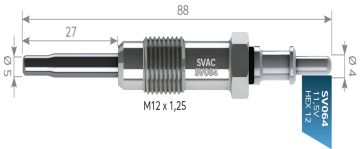 SVAC SV064 KIZDIRMA BUJİSİ E 290-MB SPRINTER 210 MERCEDES