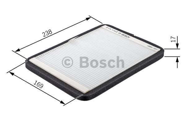 BOSCH_1987432061 Standart Kabin Filtresi RENAULT filitre