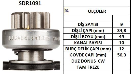 SDR1091  MARS DISLISI-9DIS  LOMBARDINI-TOYOTA  AVENSIS 2.0TD,COROLLA 2.0