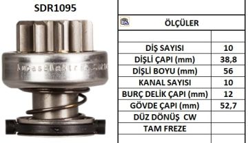 SDR1095  MARS DISLISI-10DIS  TOYOTA CAMRY,CAR INA,COROLLADIZEL