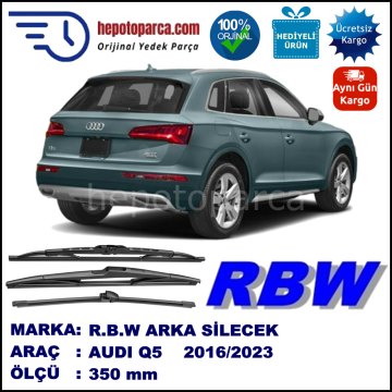 AUDI Q5 MUZ ARKA SİLECEK RBW ARACA ÖZEL (2016→)