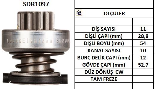 SDR1097  MARS DISLISI-11DIS  RENAULT EXPRESS