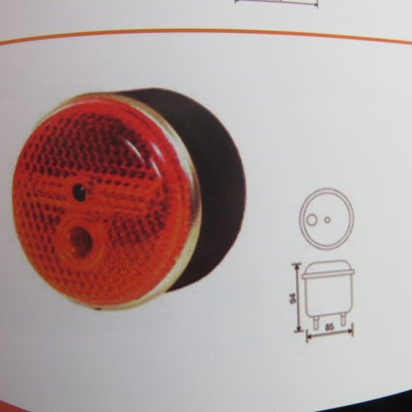 135 MF STOP LAMBA CAMI KIRMIZI MASSEY FERGUSON